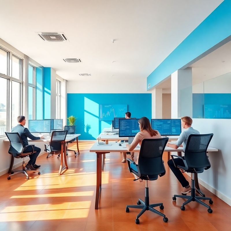 Equipo de Casa Flores en la oficina de Murcia