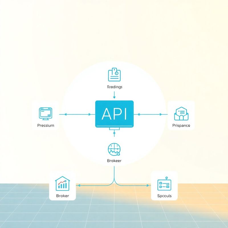 Diagrama de conexión API con brókers